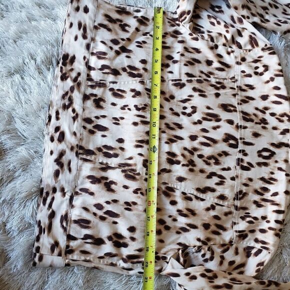 Women's CHICOS  Cheetah Print Jacket Size 2 - Picture 7 of 8